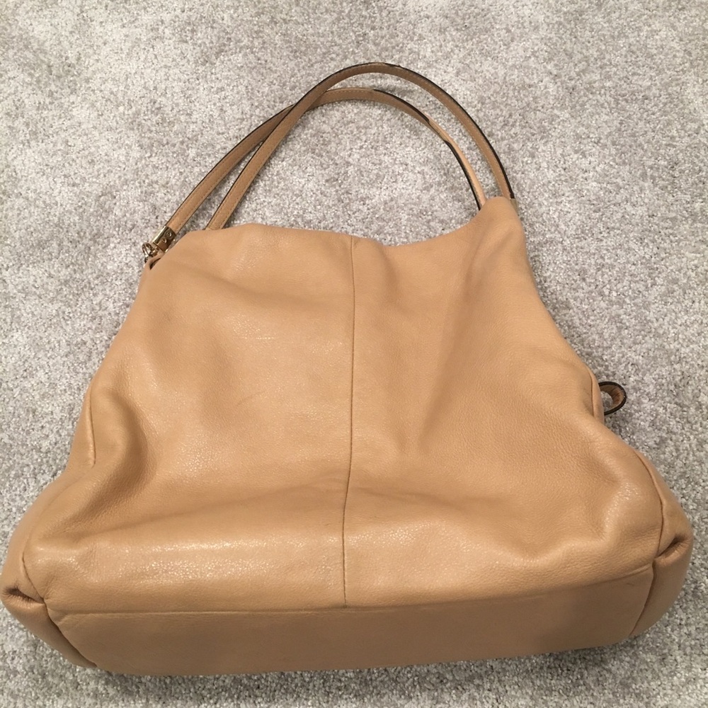 Coach Tan Leather Hobo Bag